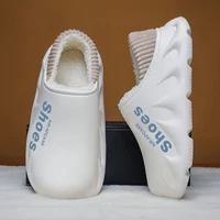Winter Men Slippers Soft Comfy Home Shoes Clogs Big Size 49 Fashion Plush chef Shoes Outdoor Women Warm Slides Couples Snow Shoe