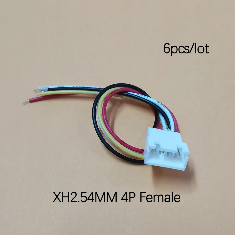 6 Stück XH2.54mm Anschlusskabel 2-Pin 3/4/5/6 Pin Stecker-Buchse-Kabelverbinder XH2.54 2/3/4/5/6P Stecker-Buchse und Kabeladapter – Detail 8