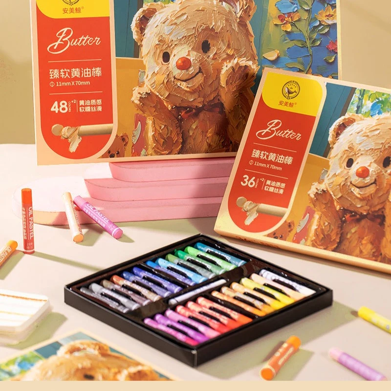 Soft Butter Art Sticks for Paper Canvas Wood