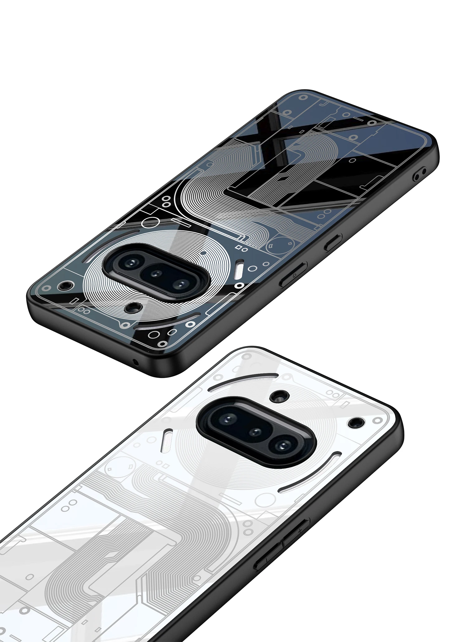 Luxury Painted Machine Pattern Case For Nothing Phone 3A Ultra-thin Shockproof S