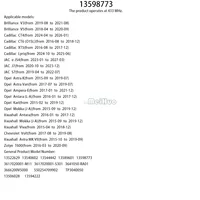 1/4PCS 13598773 Tire Pressure Sensor For Opel Astra Ampera Antara Karl Mokka Cadillac CT4  XT5 Lyriq Vauxhall Zotye 433MHZ TPMS - Image 4