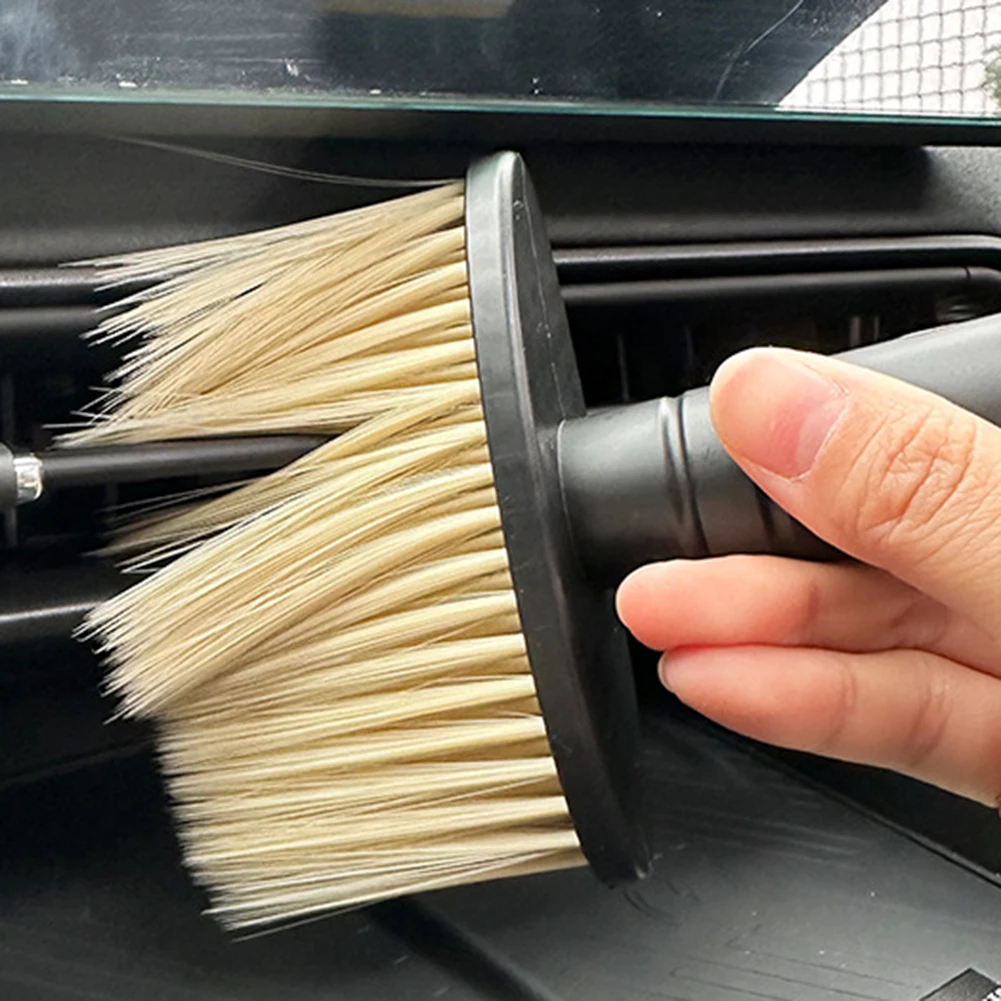 Car Detailing Brush Car Interior Cleaning Tool Air Conditioner Outlet Detailing Brush Soft Crevice Car Dash Duster Brush 6
