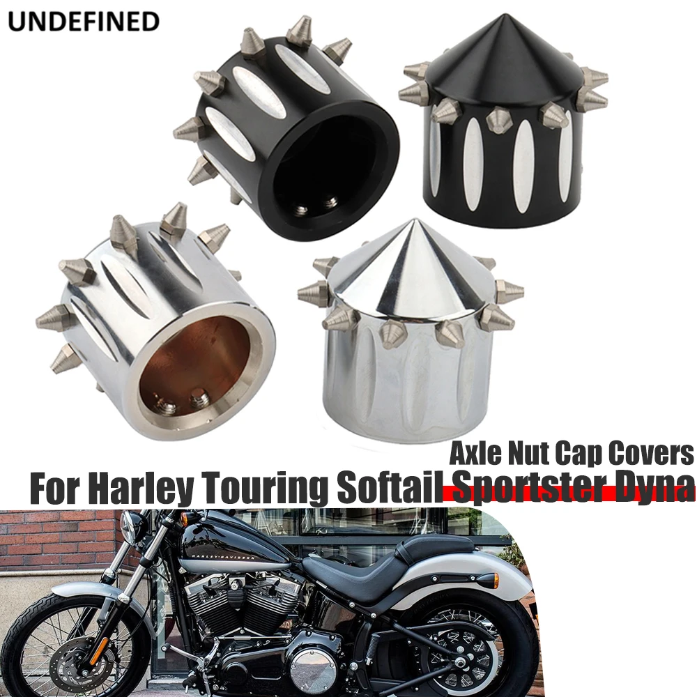 Coperchi Dadi Assale Anteriore Tappi Spike Per Harley Sportster Xl883 1200 Touring Softail Dyna Fat Bob Vrsc V-Rod Moto Decorativo