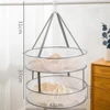 Mesh Folding Clothes Drying Rack Collapsible Portable Clothes Laundry Hanging Dryer for for Sweater Socks Towels Underwear 2