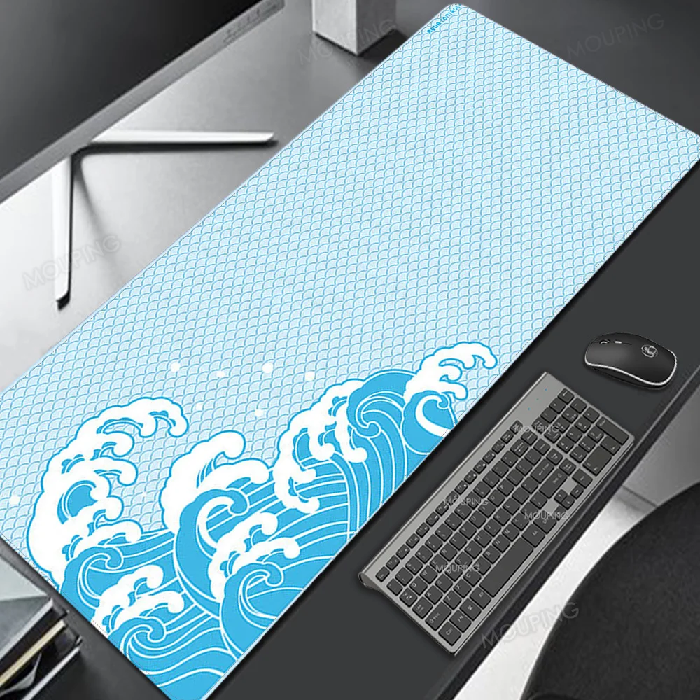 Ocean Mouse Pad Speed Gaming Mouse Pads Wave Series , Laptop Deskmat Nigth Mousepad White Office Gamer Carpet Free Shipping