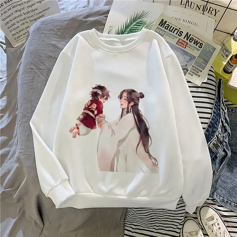 Sudadera con capucha de Anime de dibujos animados para mujer, sudaderas con  capucha Tian Guan Ci Fu, Xie Lian Hua Cheng, ropa linda de invierno,  sudaderas Kawaii estéticas - AliExpress