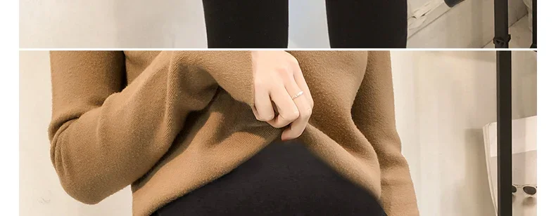 Herbst Winter Woll shorts für Mutterschaft weites Bein lose Bootcuts für schwangere Frauen Schwangerschaft Jugend elastische Taille – Detail 40