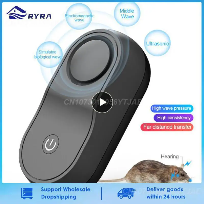 Strong Electronic Mouse Repeller Mouse Spider Anti Rat Mosquito Ultrasonic Pest Reject Repellenti Per Roditori Controllo Degli Insetti