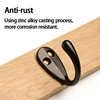 1Pcs Wall Hook Clothes Rack Robe Hook Stainless Steel Furniture Hook For Home Coats Hat Clothes Hanger Towel Keys 2
