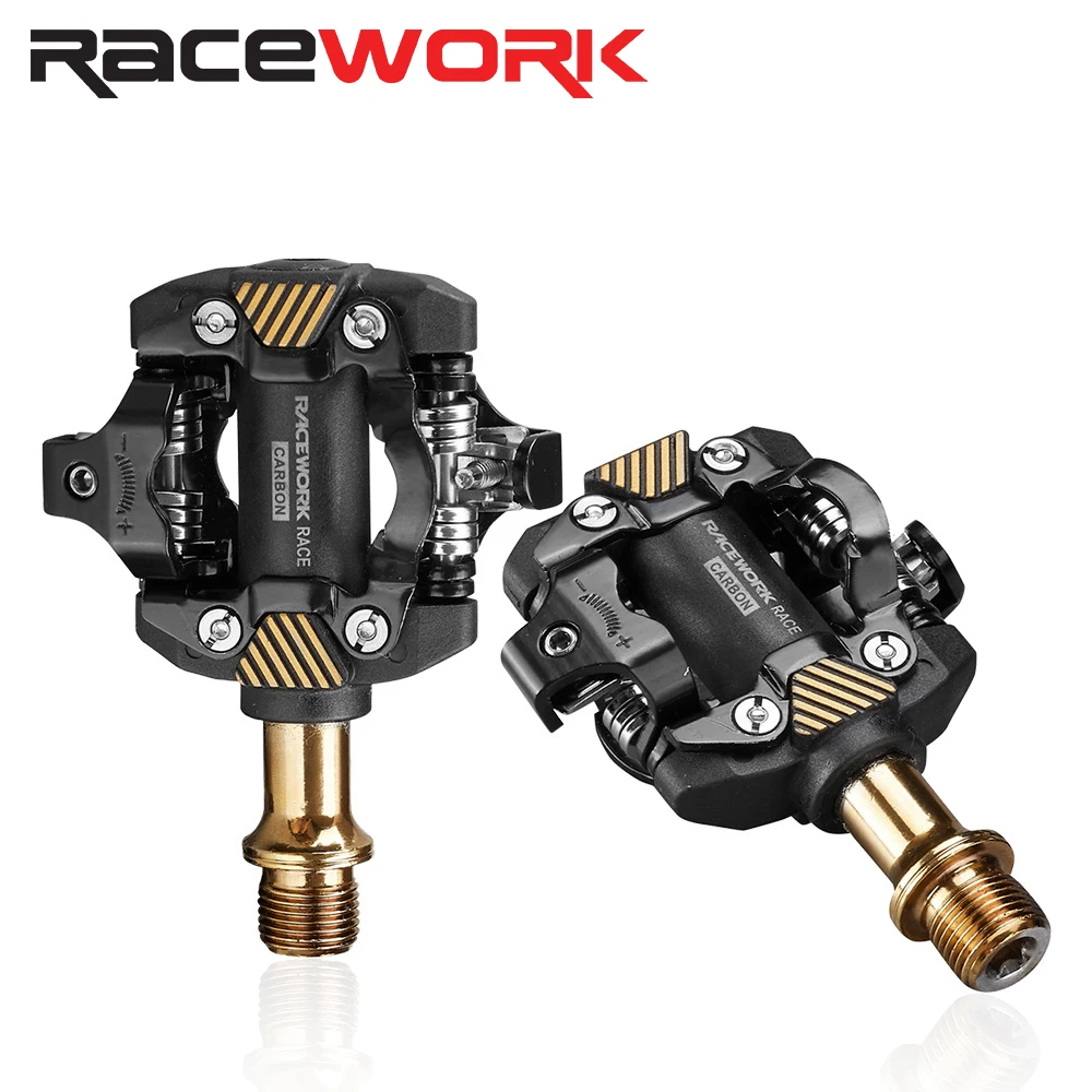 Педаль для горного велосипеда RACEWORK, самоблокирующиеся, SPD, подшипник для горного велосипеда, детали для подножки