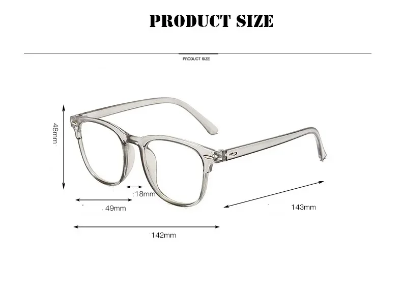 Eyeglasses Frames Eyeglass Frames Square Eyeglasses Myopia Glasses Optical Glasses-1-1.5-2-2.5-3-3.5-4 Vintage Leopard Myopia Glasses Women Men Transparent Nearsighted Prescription Eyewear Computer Eyeglasses