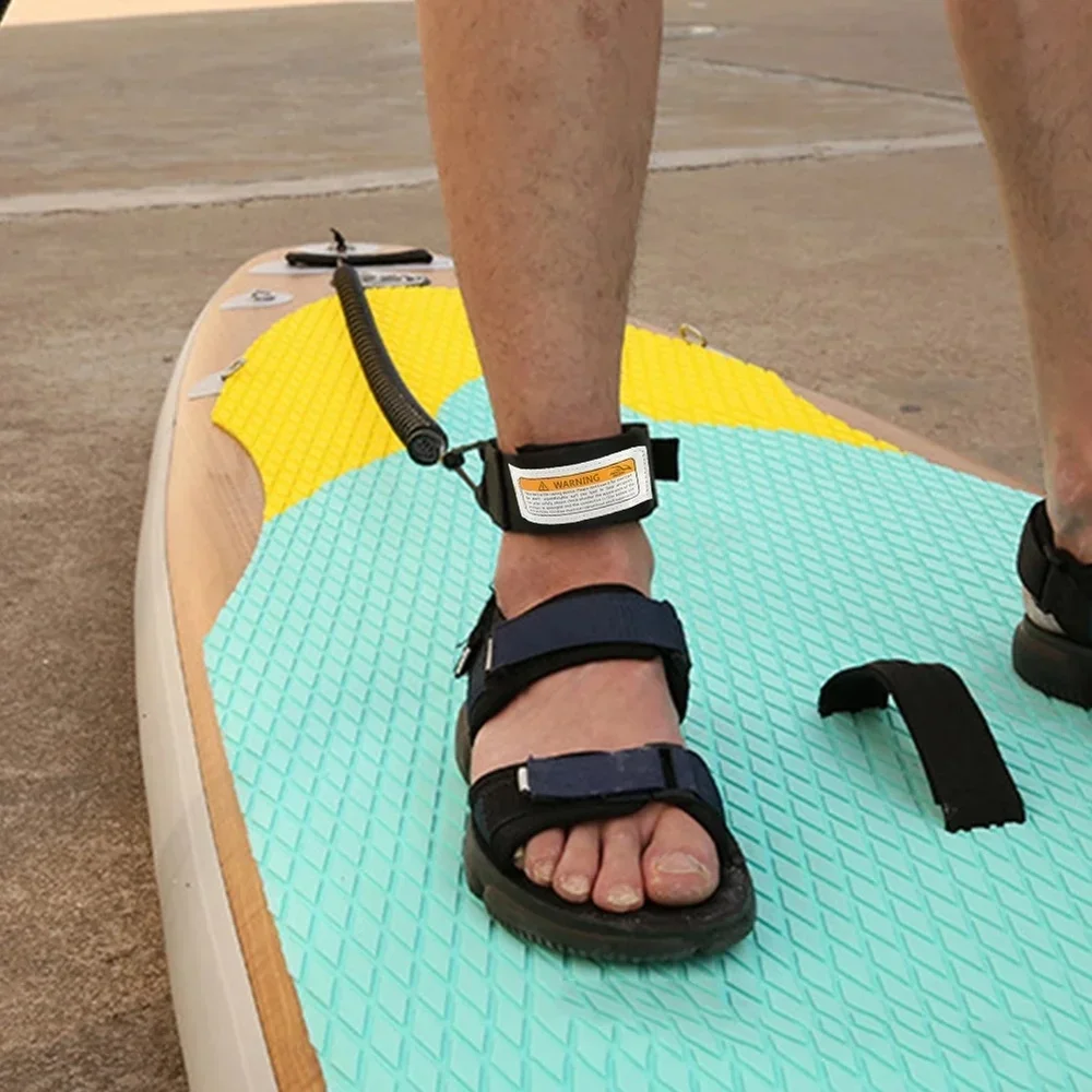 Surfboard Leash Surf Sup 4 Feet Ankle Leash Elastic Coiled Stand UP Paddle Board Leg Rope