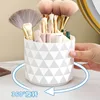 Ins 360° Rotating Make Up Organizer Plastic Organizing Boxes Portable Desktop Cosmetic Organizer Lipstick Eyebrow Pencil 2