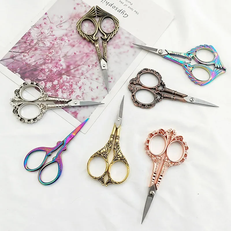 Sewing Scissors Cross Stitch Needlework Embroidery Shears Thread Cutting Fabric DIY Tools
