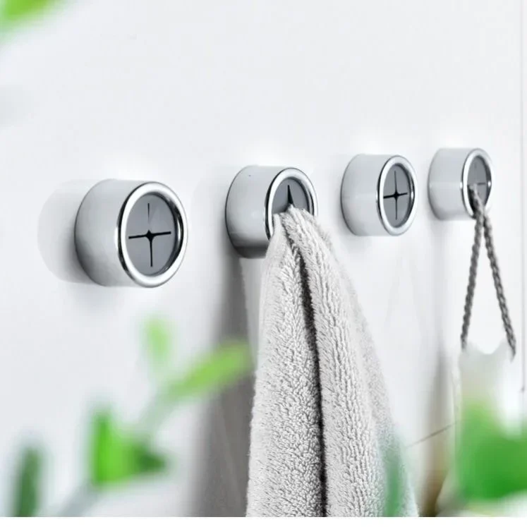 8/1Pcs Self Adhesive Towel Plug Holder Wall Mounted Bathroom Organizers Towel Hooks Storage Rack Kitchen Rags Dishcloth Clips - Image 3