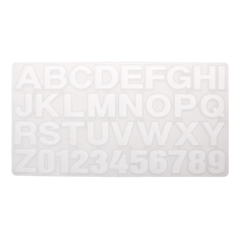 

36PCS Handmade Jewelry Making Tool Alphabet Letters Numbers DIY Silicone Mould