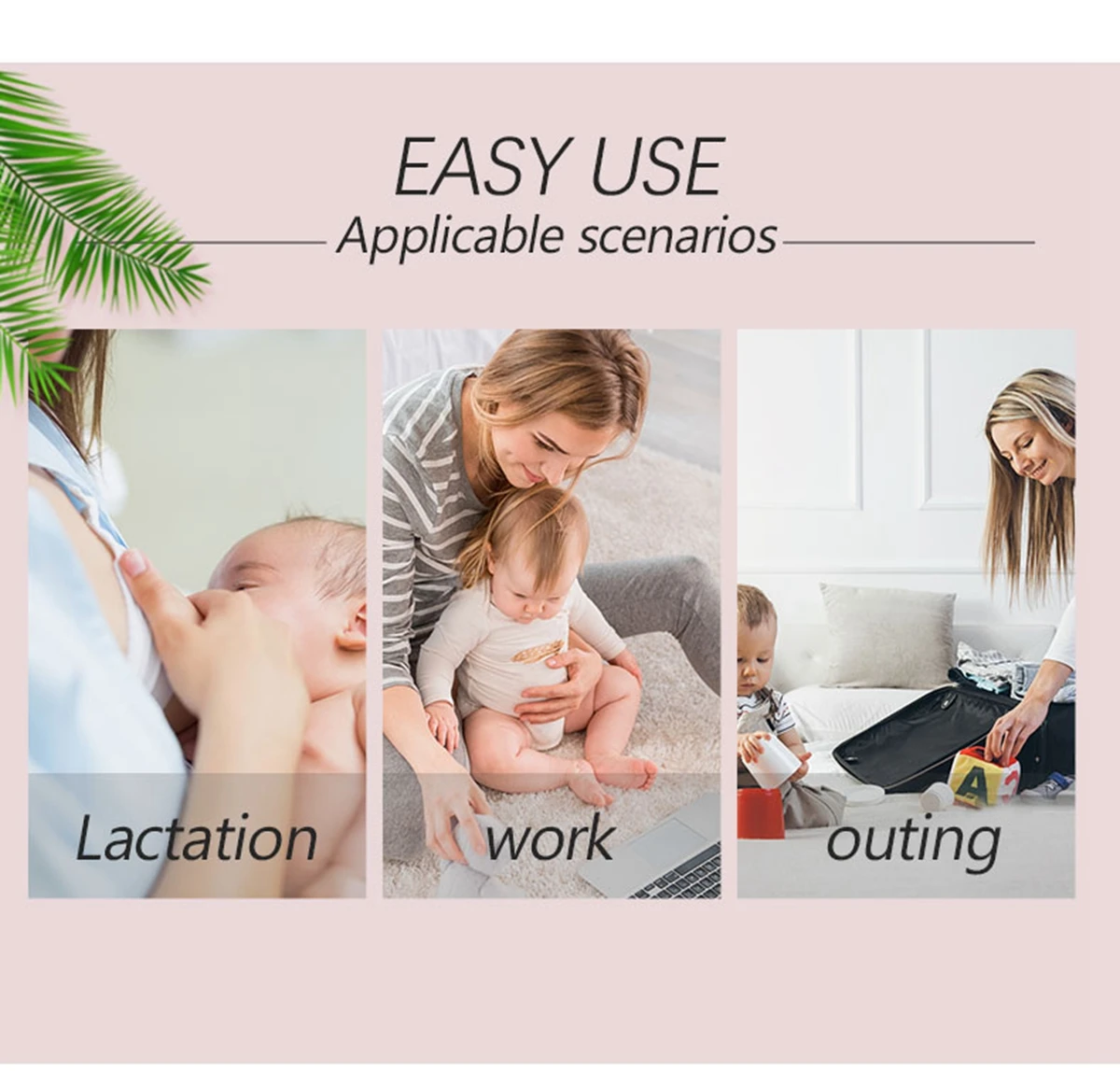 Breast pads 4Pc Rayon Made from Bamboo Washable Reusable Nursing