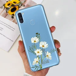Stylish Pattern Soft Silicone Phone Case - Protective Cover for Samsung M11 (Case-c69)
