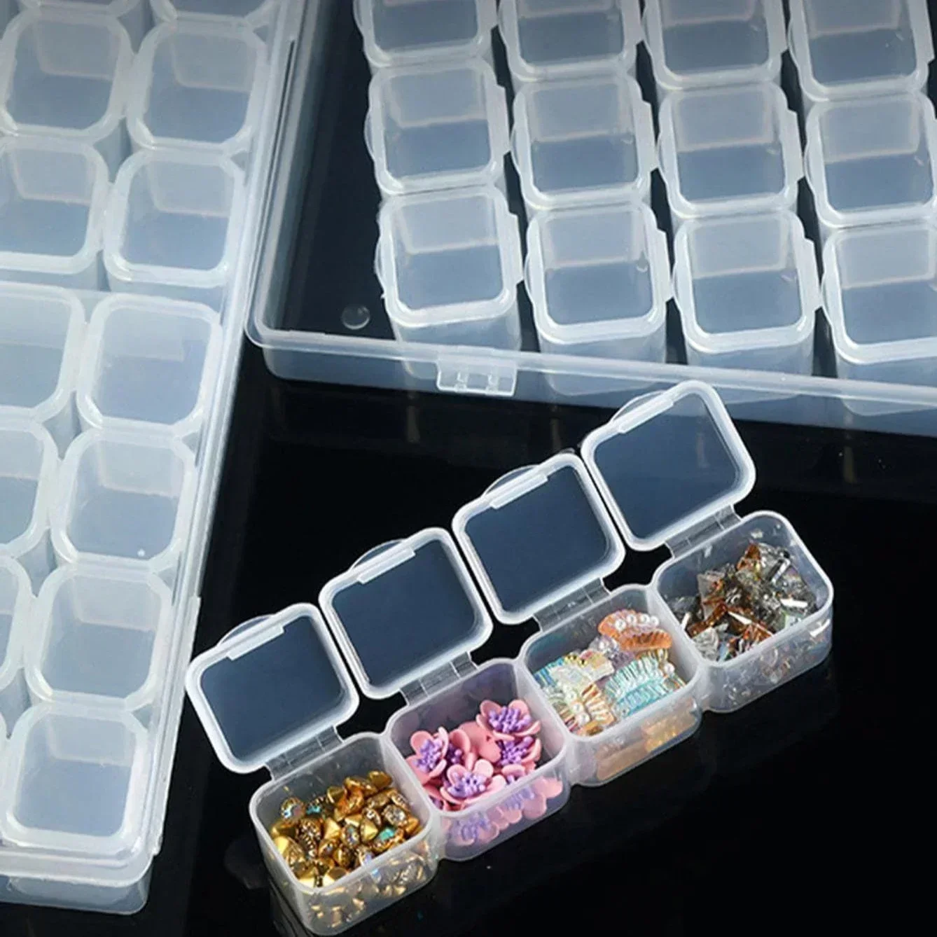 28 Grids Diamond Painting Tools Storage Box