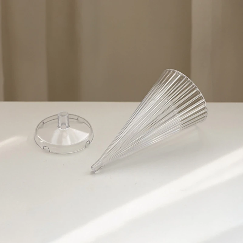 스트라이프 콘 플라스틱 양초 금형 홈메이드 양초 비누 금형 웨딩 DIY 공예품