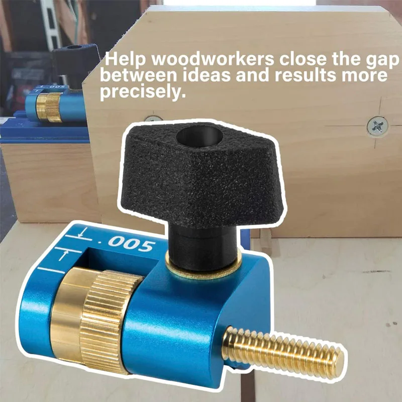 KMS7215 Micro-Adjuster for Kreg Precision Router Table #59575 and for Kreg Precision Band Saw Fence #26186