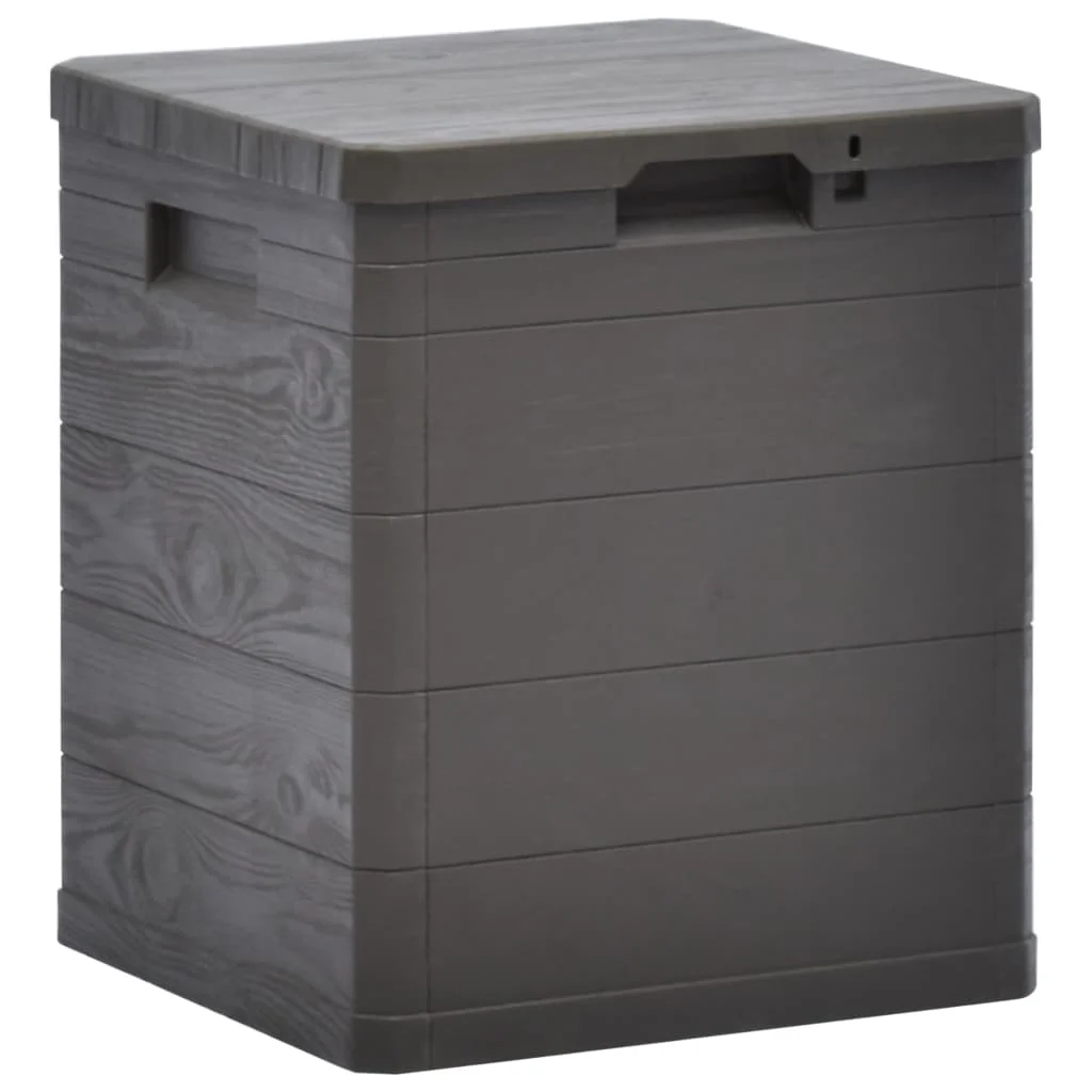 Outdoor Patio Storage Box Outside Garden Deck Cabinet Furniture Seating  23.8 gal Brown outdoor patio chairs deck porch outside furniture set garden lounge chair decor with cushions poly rattan dark gray