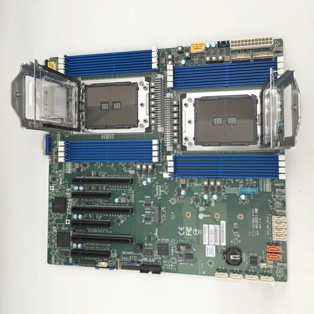 Для двухстороннего сервера Supermicro, материнская плата EATX, набор микросхем AMD EPYC серии 7002/7003, поддерживает Pcie4, 100% тестирование, быстрая доставка H12DSi-N6 6