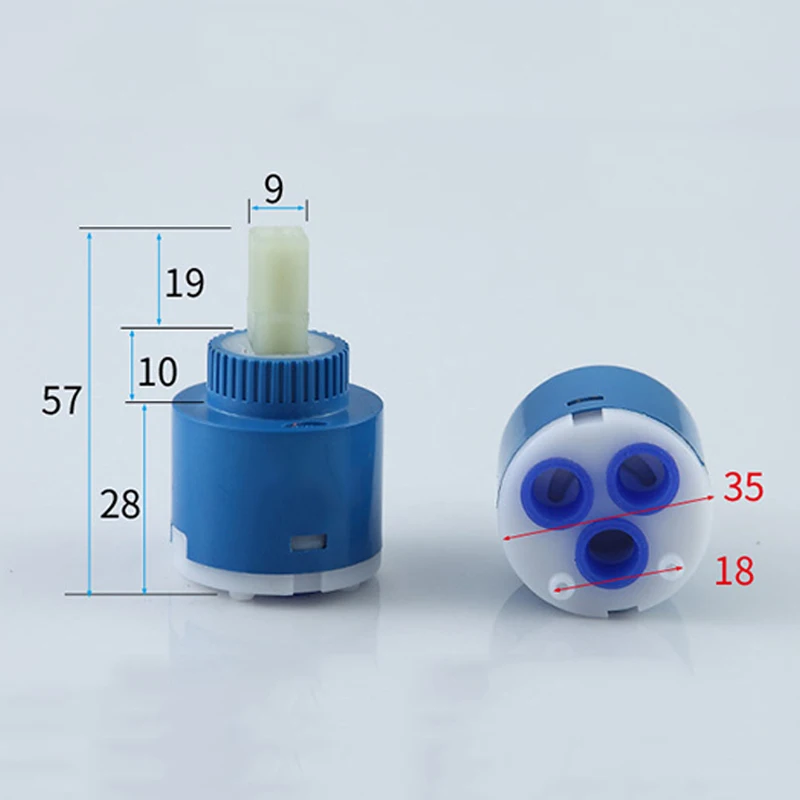 35mm 40mm Ceramic Cartridge Valve Kitchen Bathroom Cartridge Valve Mixer Tap Repalce Accessories faucet cartridge ceramic discs kit