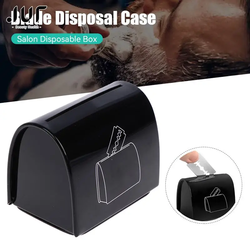 

1Pcs Blades Dispenser Razor Disposal Storage Case Barbershop Salon Recycling Box