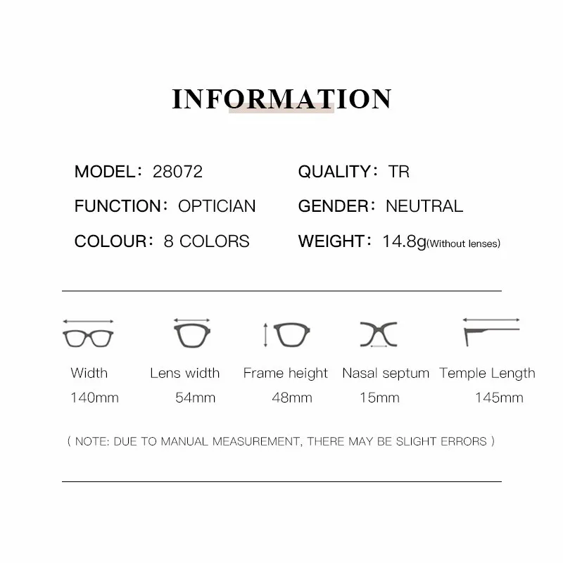 Elegant Women's Cat Eye Anti-Blue Light Retro Clear Glasses Frame