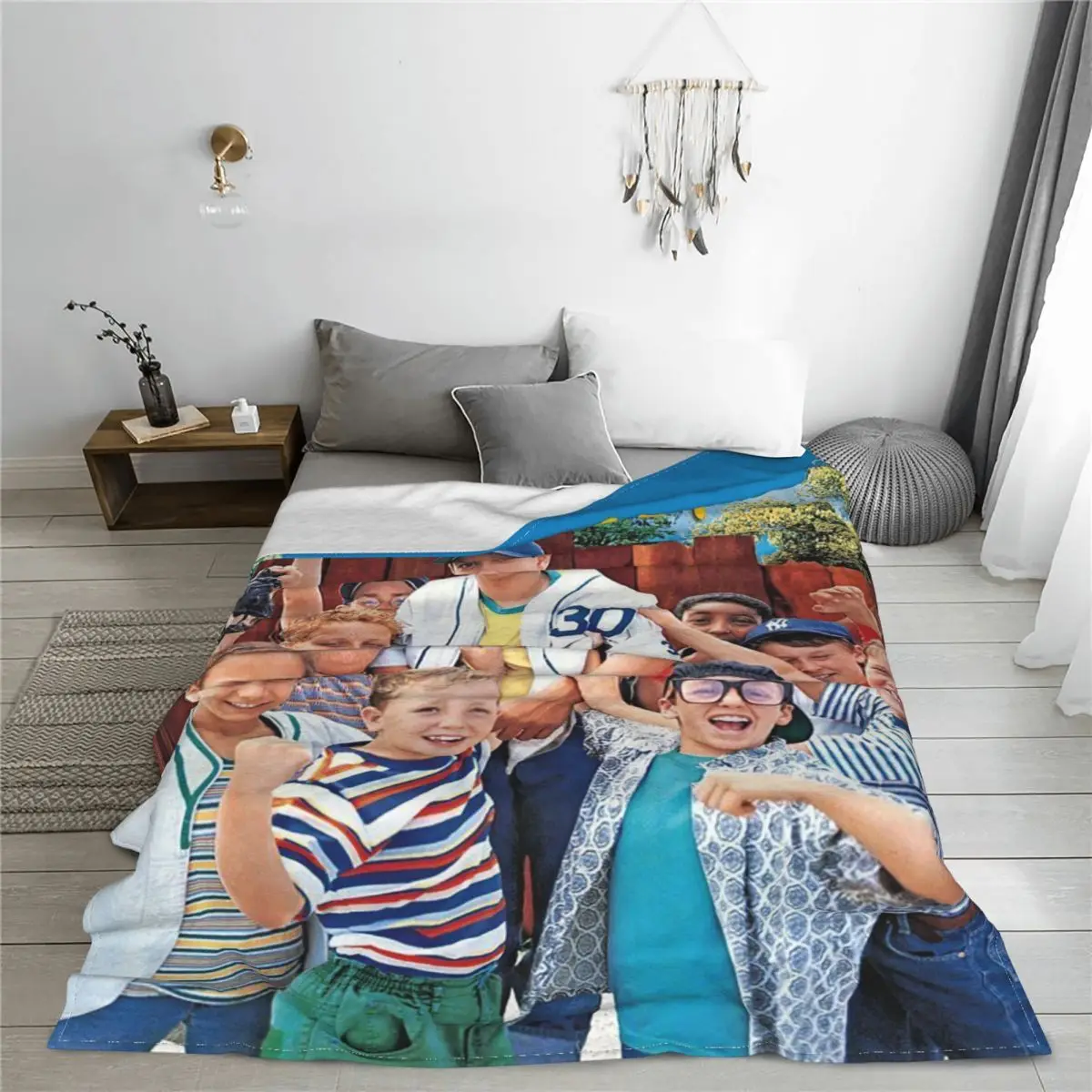 The Sandlot Movie Blanket Sofa Cover Fleece Textile Decor Kid/Adult Gift Multi-function Soft Throw Blankets for Sofa
