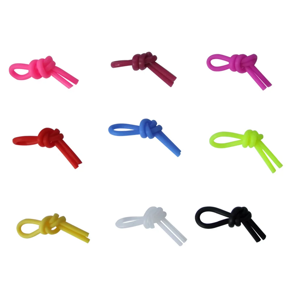 

20pcs Tennis Racquet Vibration Dampener Classic Long Tennis Racket Silicone Knot (Random Color)