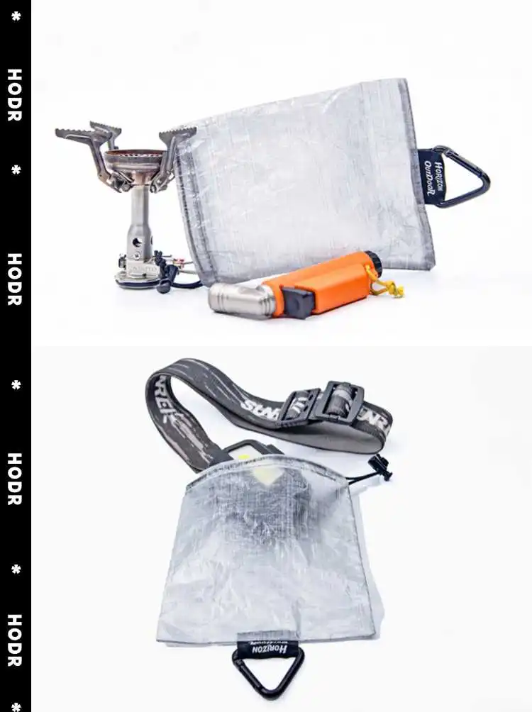 Lantern shade showing even light diffusion using headlamp inside