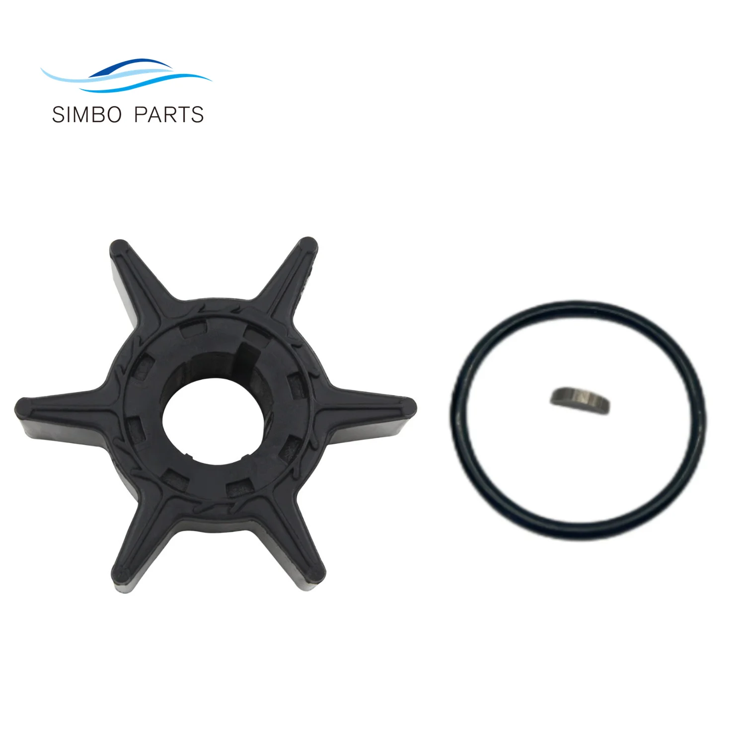 

6L2-44352 Water Pump Impeller With Key For Yamaha 2 & 4 Stroke 20 25 HP Outboard 6L2-44352-00 Sierra 18-3065