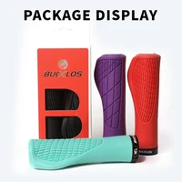BUCKLOS poignée de guidon de vélo serrure ergonomique sur couvercle de poignée de vélo poignées de cyclisme absorbant les chocs barre poignées de vtt souples 6