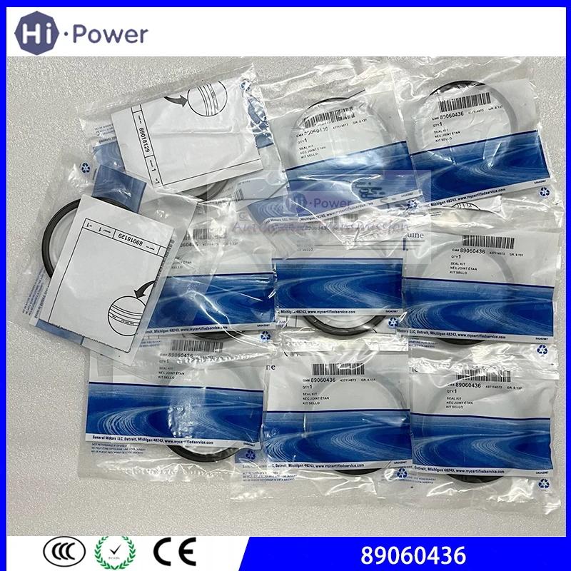 10PC 89060436 12550574 12602972 12587099 89018162 Engine Crankshaft rear oil seal CHEVY GMC Cadillac LS 5.7L 5.3L
