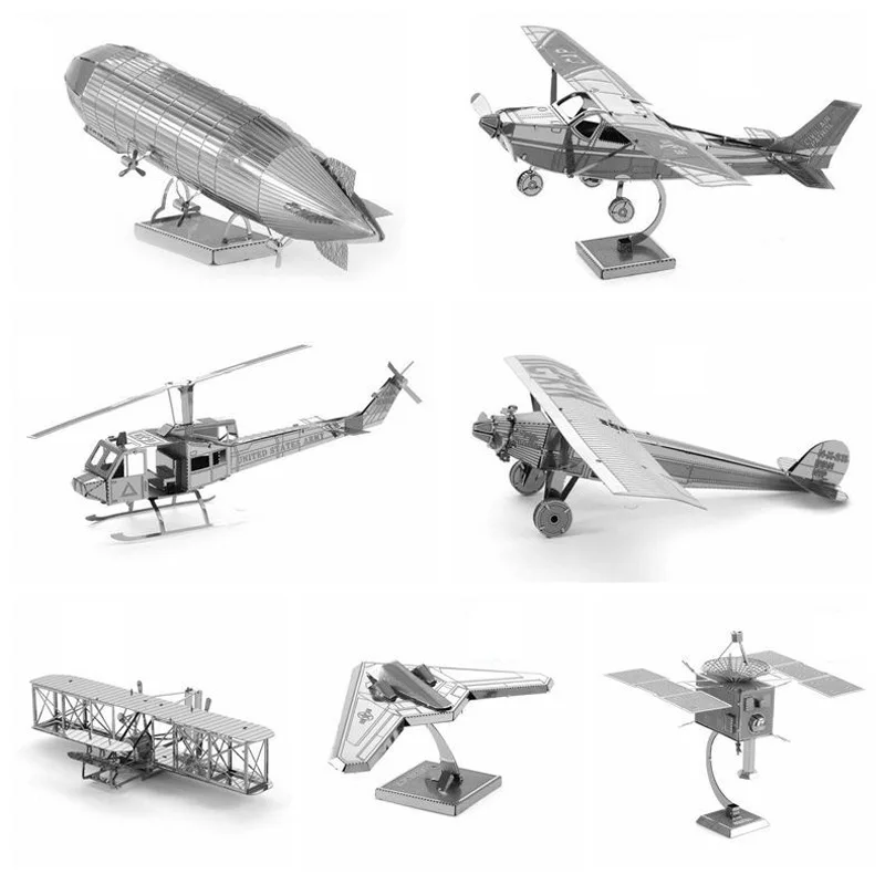 Assemble Fighter Model Toys Building Tool Sets Combat Aircraft Diecast  Hurricane Spitfire Pirate Military 4D Stereo Fighter