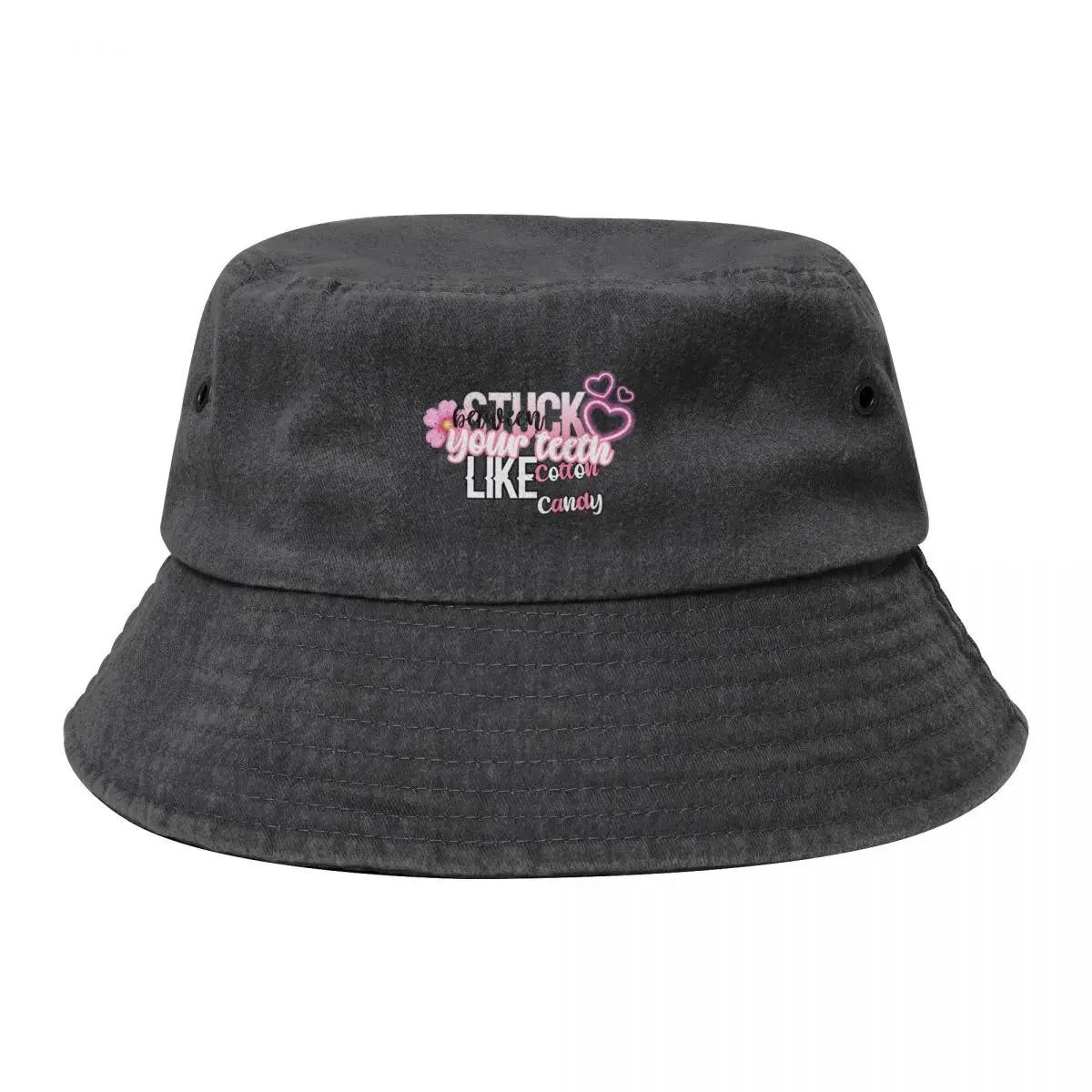 

Yungblud cotton candy lyrics Bucket Hat Fishing cap Golf Cap tea Hat Fashion Beach Women's Beach Outlet Men's