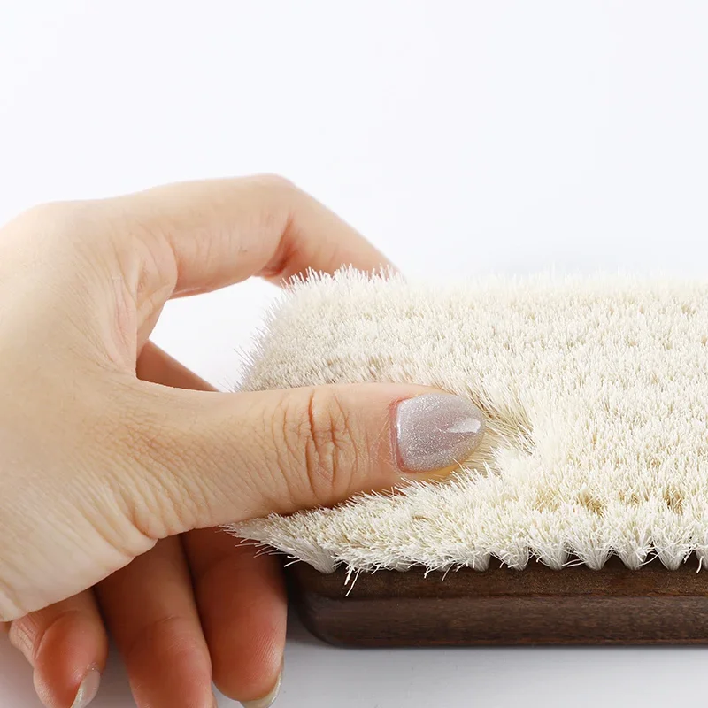 Shoe cleaner Shoe brush Shoe shining tool Shoe cleaning kit Shoe brush wool hair leather care shoe polish boot cleaner with wooden handle