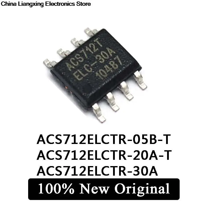 

5-10PCS/LOT ACS712ELCTR-05B-T/ACS712ELCTR-20A-T/ACS712ELCTR-30A SOP-8 Chip IC Brand New Original