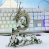 Steel MOKR 3D Metal New Puzzle Chinese Dragon Four Great God Beast DIY Gift And Toys Puzzle For Kids Adults Learning Education 4