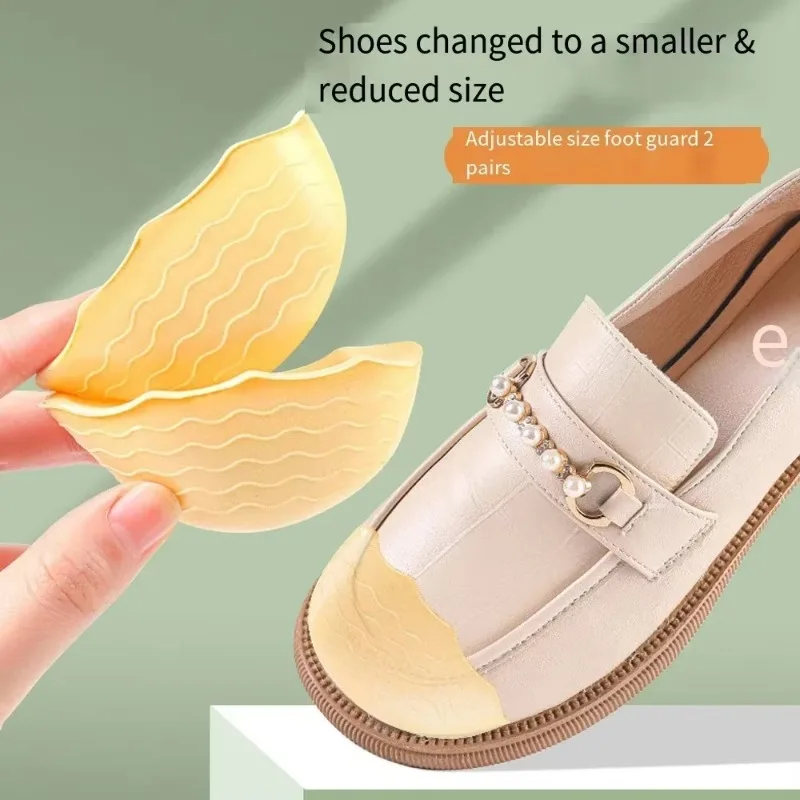 Sponge Forefoot Insert Pads 2/12Pcs Women Gril's High Heel Shoe Big Shoes Size Adjust Toe Front Cushion Pain Relief Protector forefoot pads,forefoot cushion