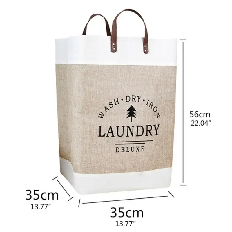 Fabric Laundry Basket Folding Storage Basket Household Storage Box Portable Large Capacity Laundry Basket Dirty Clothes Basket 6
