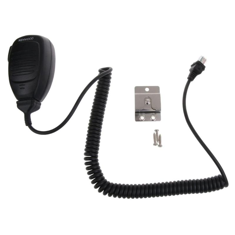 

Walkie Talkie Speaker-Mic Radios Shoulder-Mic Microphone with Rainforced Cable