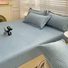Fitted Sheet Healthy Bedroom Protector Bedding High-End Durable 100% Polyester Mattress Cover Bedsheet Bedspread No Pillowcase 3