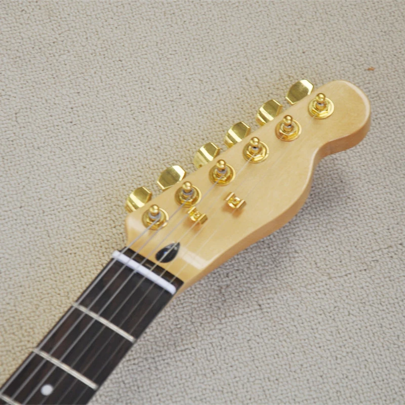 Off-the-shelf Electric Guitar White Body Fixed Bridge Rose Wood Fingerboard OTGT-2084