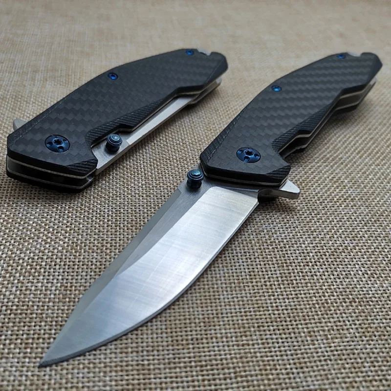 

7.82'' Pocket Knife Survival Tactical Folding Knife VG10 High Hardness Outdoor Camping Hiking Hunting Knives Self-defense Tool