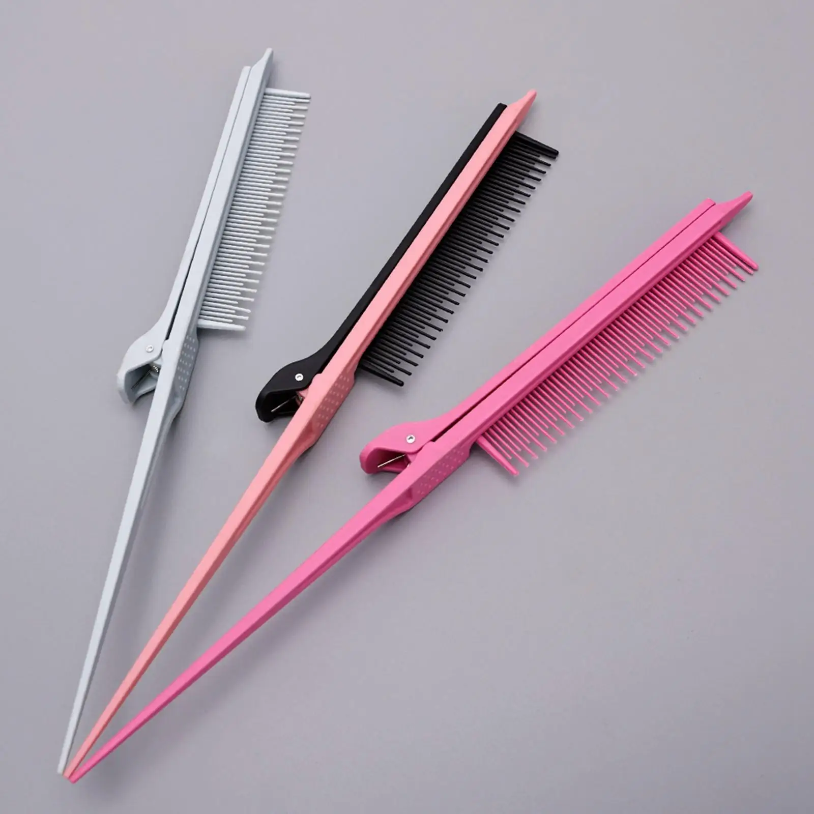 

Teasing Comb Portable Rat Tail Combs for Hairdressing Hair Styling Trimming