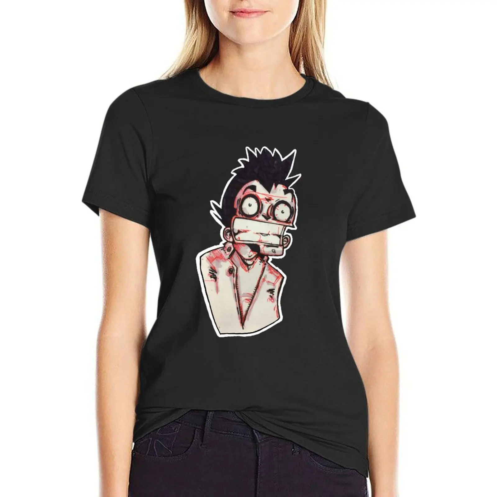 

Anxiety T-Shirt plus size tops Blouse anime clothes lady clothes Women t shirt