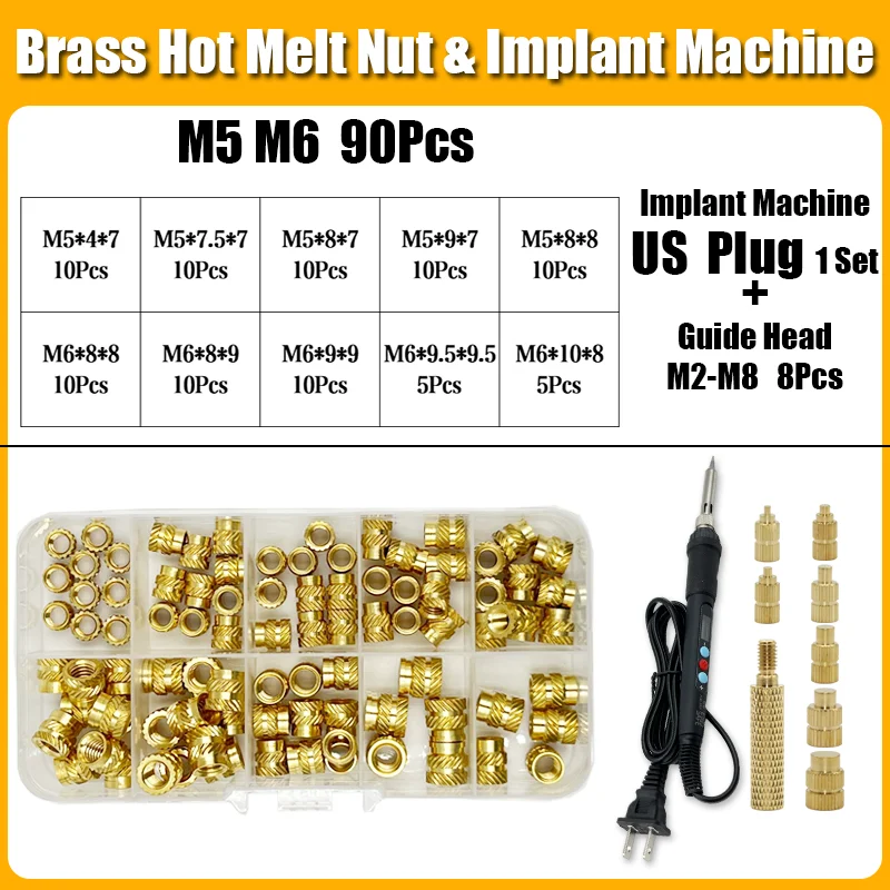 Brass Knurled Nut Insertion Tool